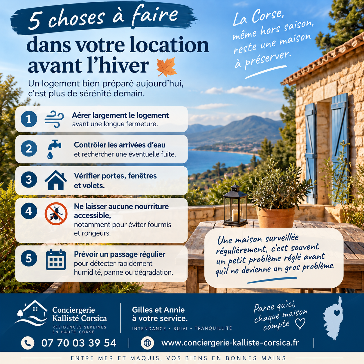 5 cose da fare nella tua casa vacanze prima dell’inverno